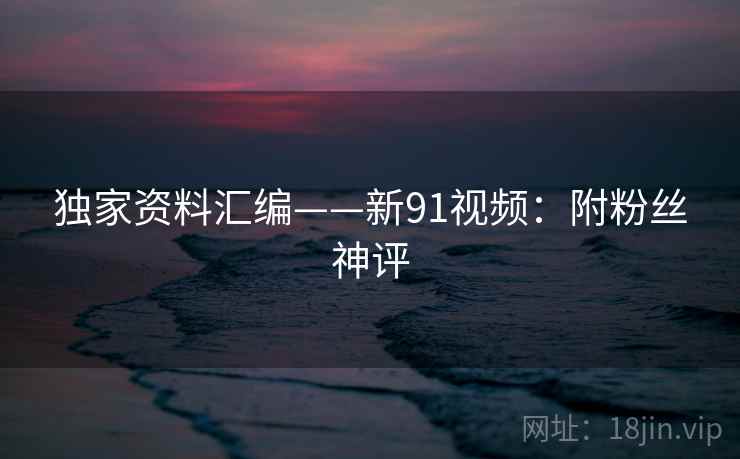 独家资料汇编——新91视频：附粉丝神评